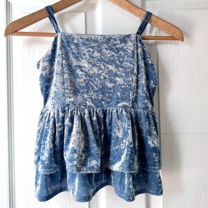 AE Velvet Tiered Babydoll Top NWT (XS)